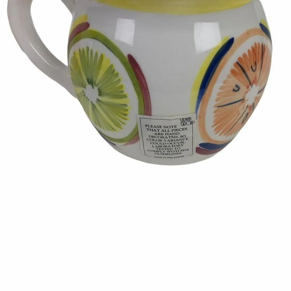 Sparta Group Handpainted Cream & Sugar Bowl‎ w/ Lid